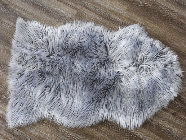 Shaped Faux Fur Carpet